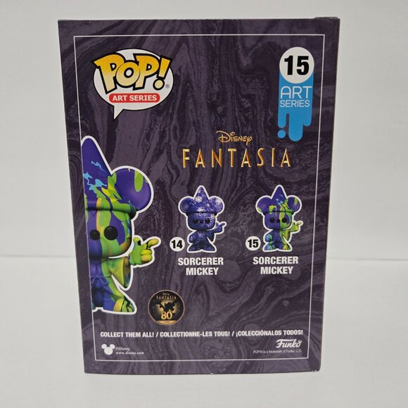 Funko Pop - Fantasia - Sorcerer Mickey #15 (Art Series) - Picture 4 of 7